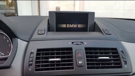 BMW X3 CID Ekranas nuo 2005 iki 2010 metų
